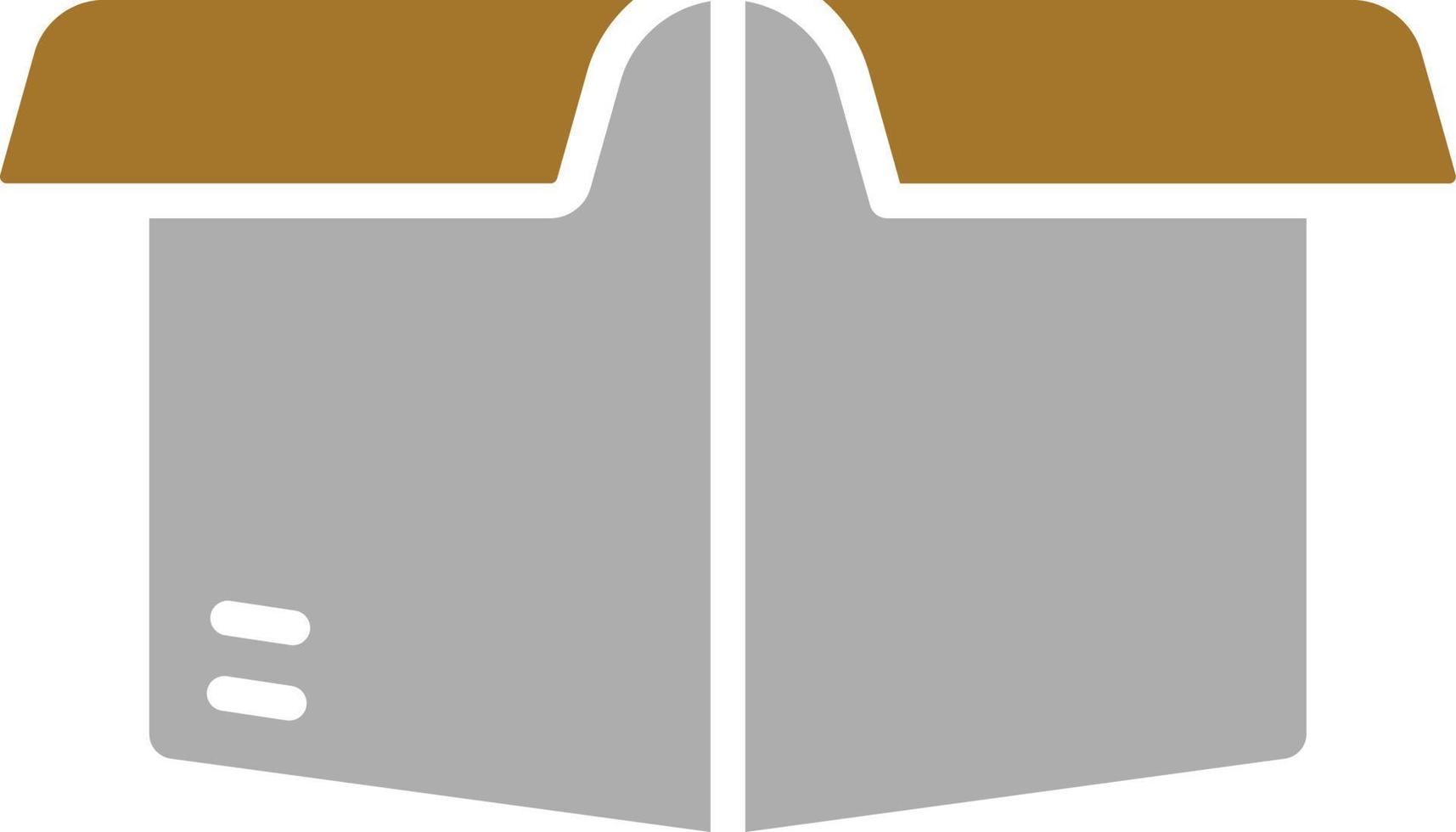 Box Opened Icon Style vector