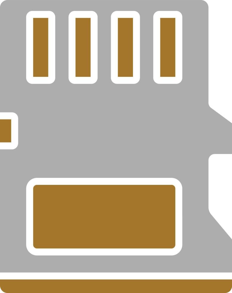 Memory Card Icon Style vector