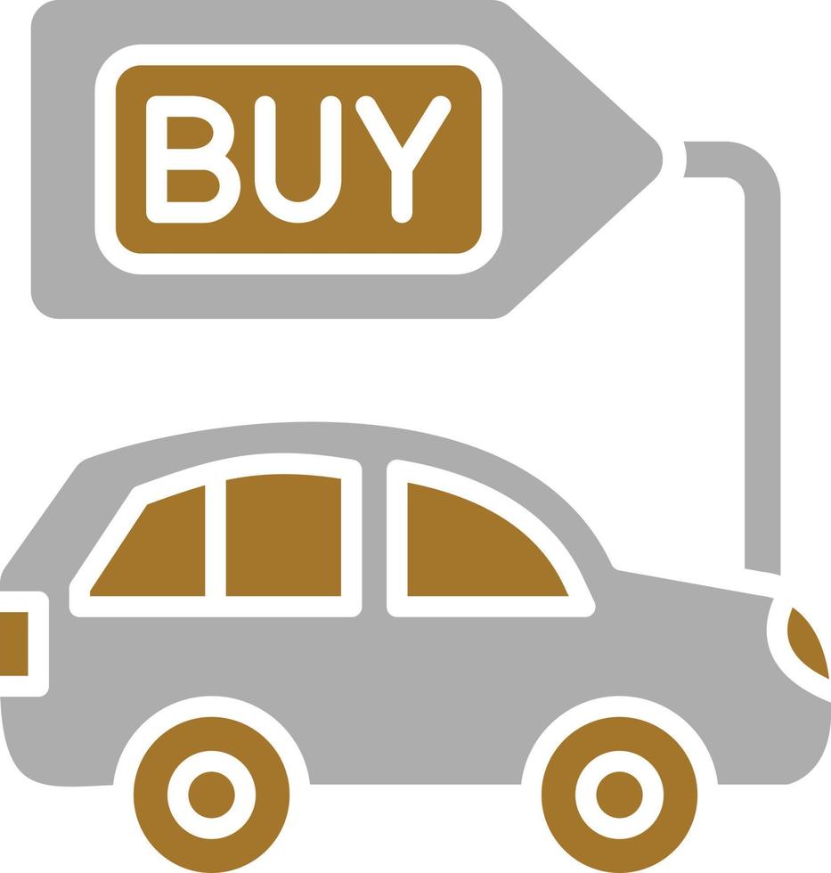 Buy a Car Icon Style vector