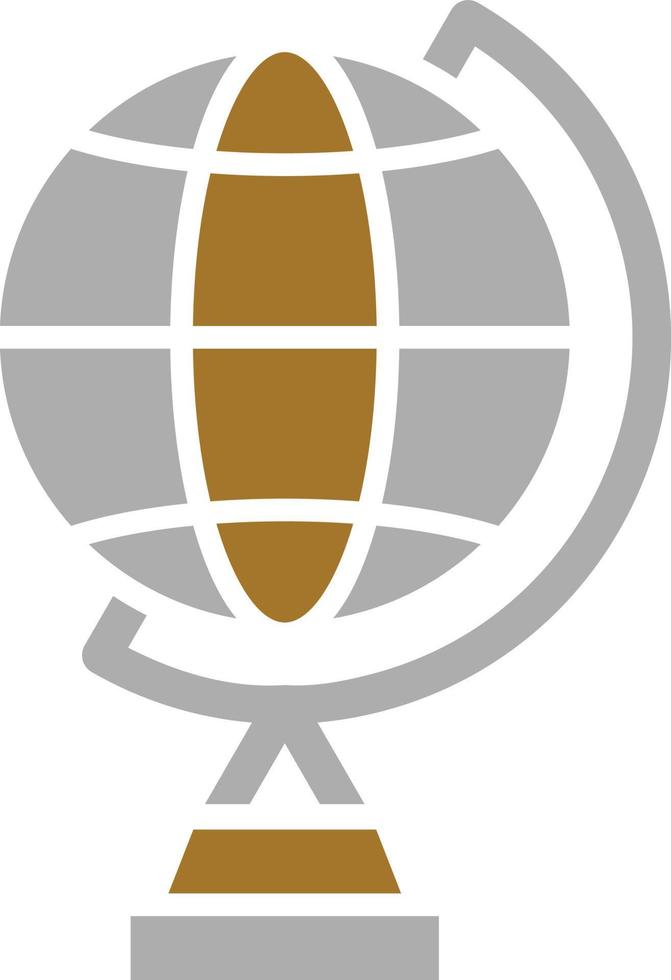 Globe Stand Icon Style vector