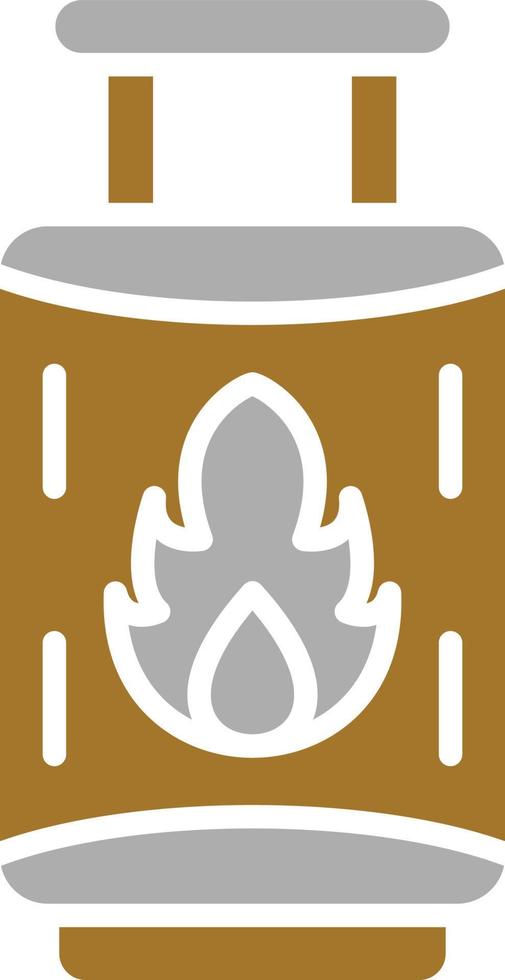 Gas Cylinder Icon Style vector