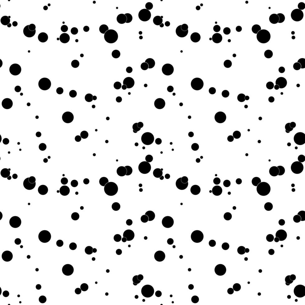 fondo geométrico con círculos irregulares. patrón redondo abstracto sin costuras. patrón de puntos dibujados a mano. fondo punteado. vector