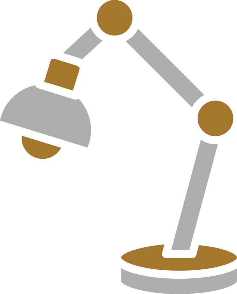 Table Lamp Icon Style vector