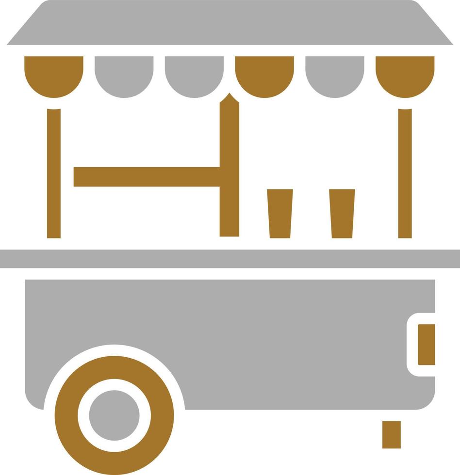 Popcorn Stall Icon Style vector