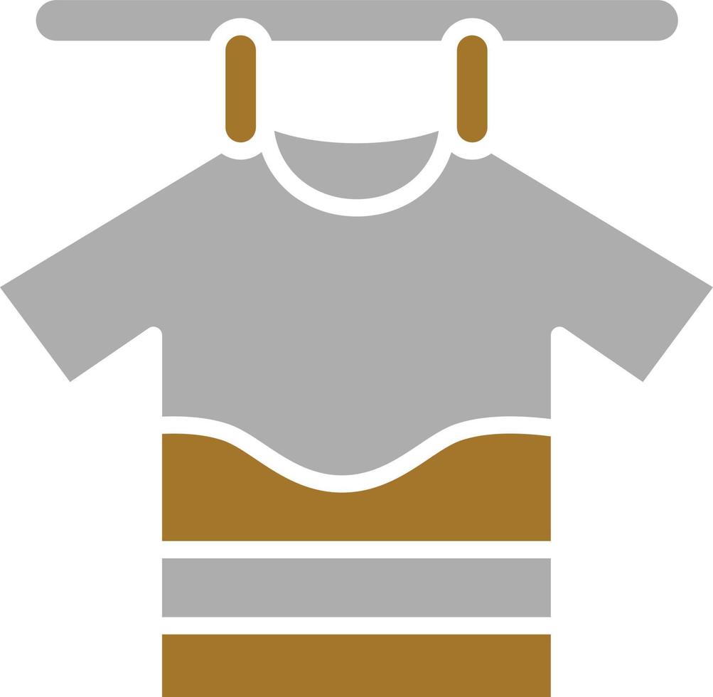 Drying Clothes Icon Style vector
