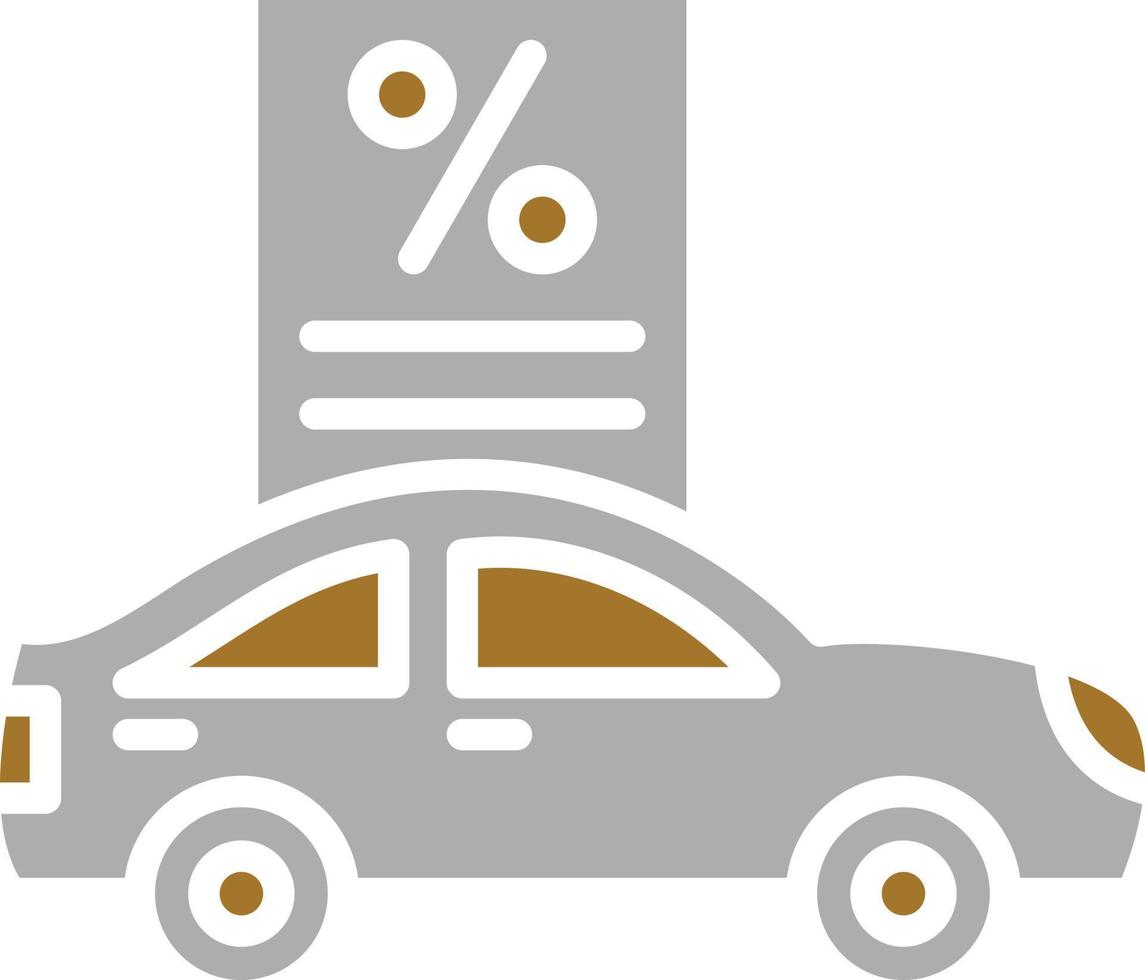 Car Loan Icon Style vector