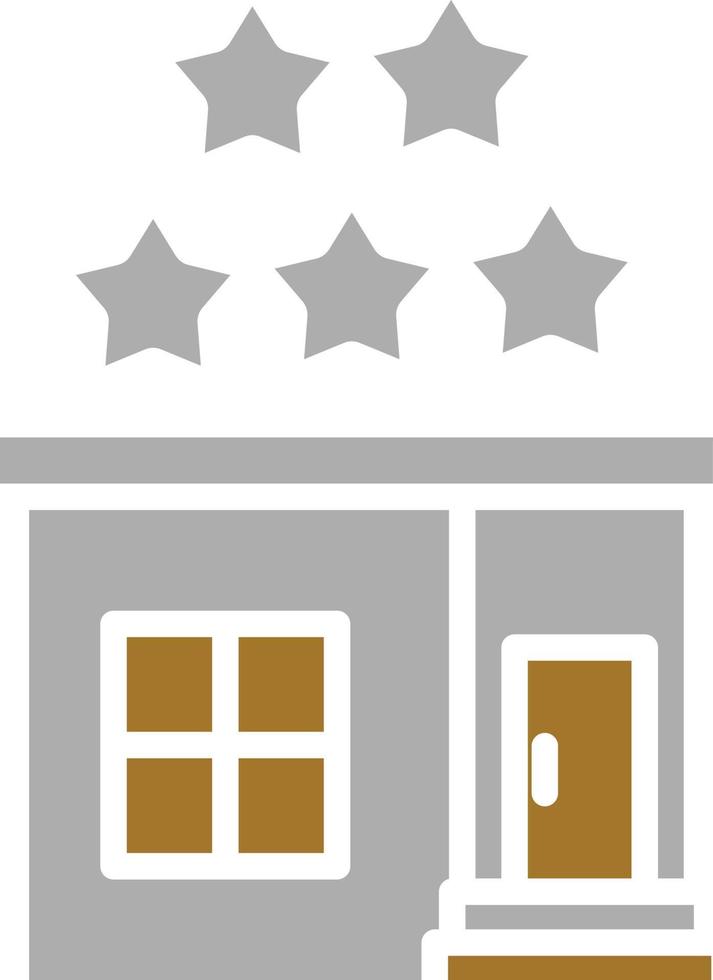House Rating Icon Style vector