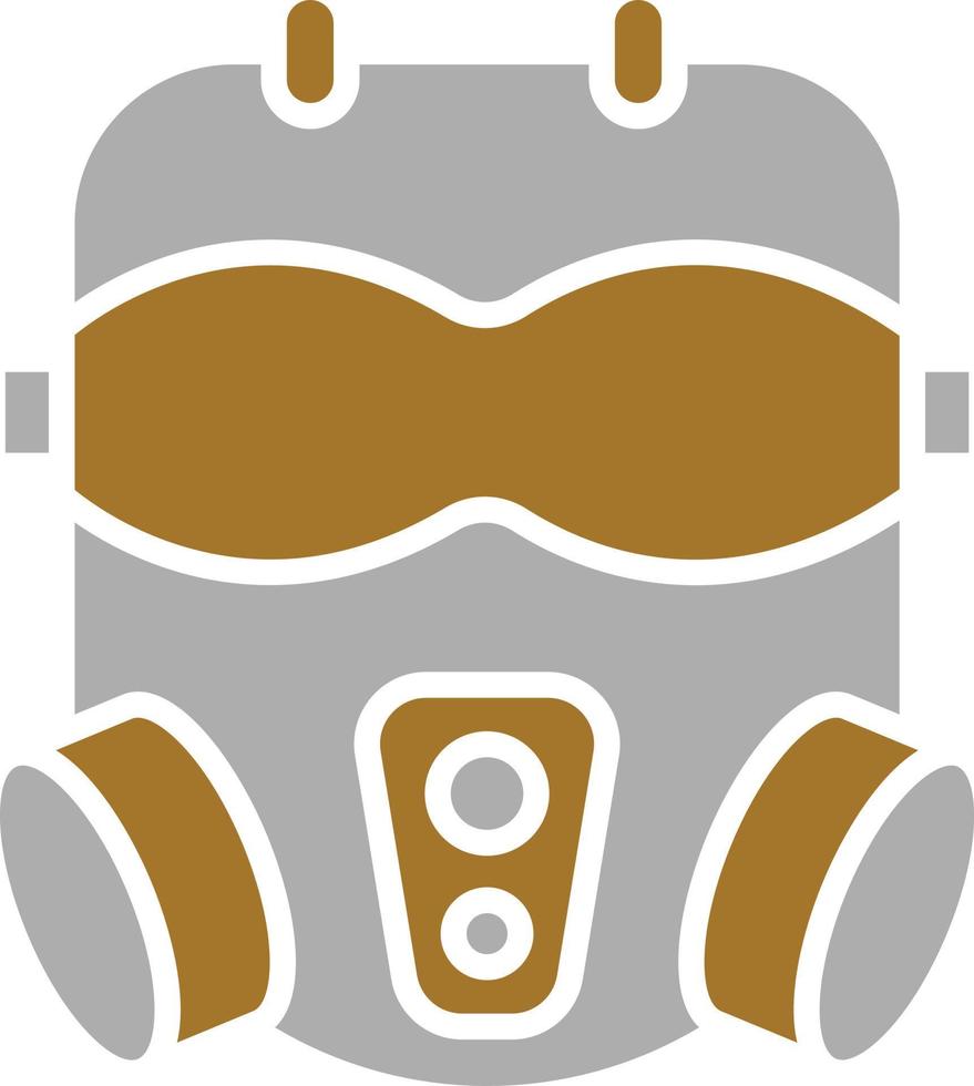 Army Mask Icon Style vector