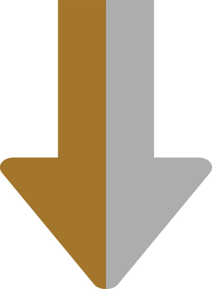 Down Arrow Icon Style vector
