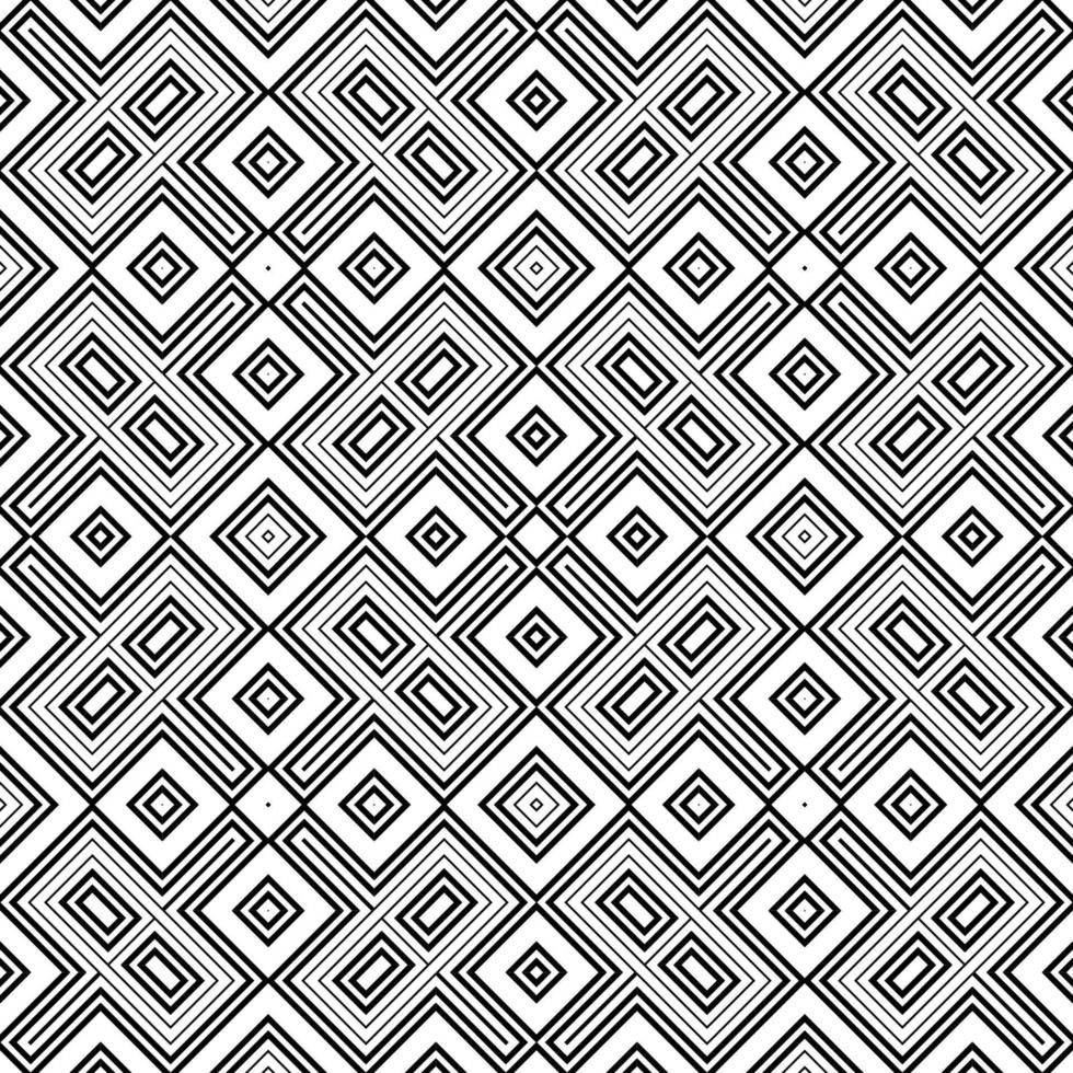 Seamless abstract background with rhombuses. Checkered infinity geometric pattern. vector
