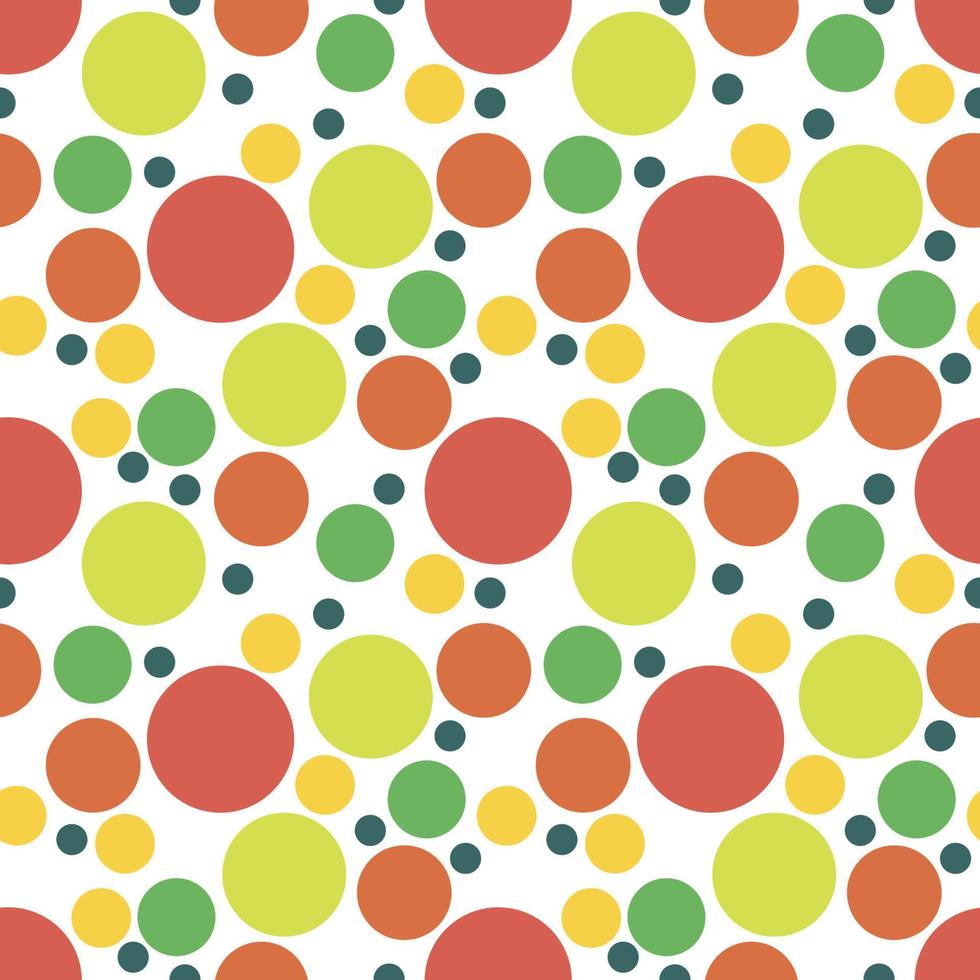 Seamless abstract background with dots, circles. Messy infinity dotted geometric pattern. vector