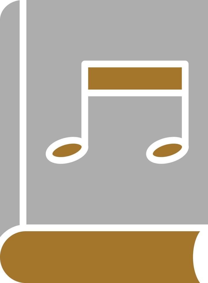 Music Book Icon Style vector