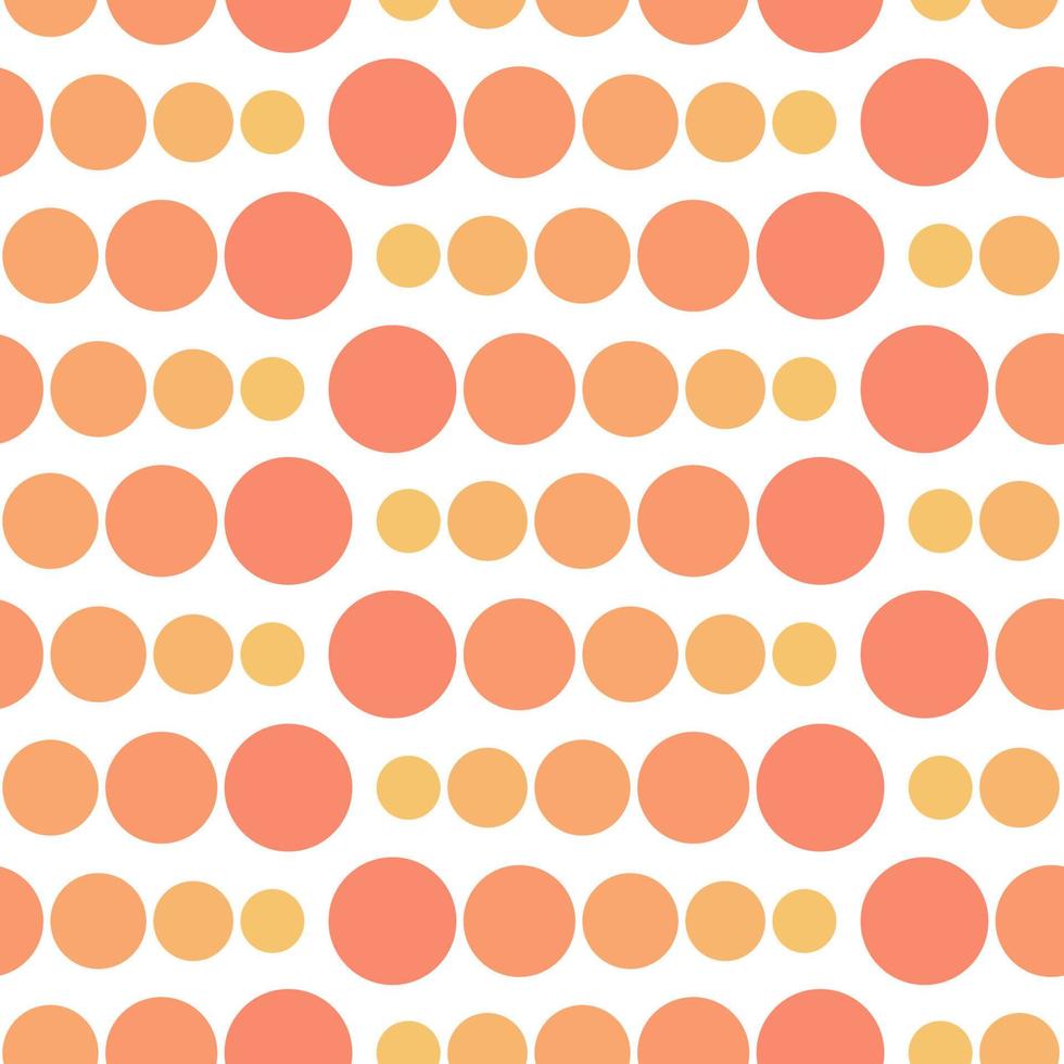 Abstract geometric background. Halftone seamless pattern with dots, circles. vector