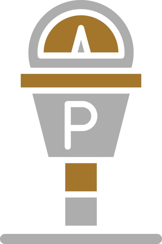 Parking Meter Icon Style vector