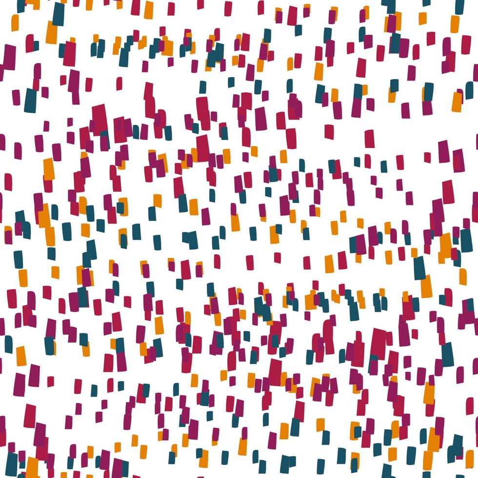 Fantasy messy freehand doodle geometric shapes seamless pattern.  Infinity ditsy scribble abstract card, layout. Creative background. Textile, fabric, wrapping paper. vector
