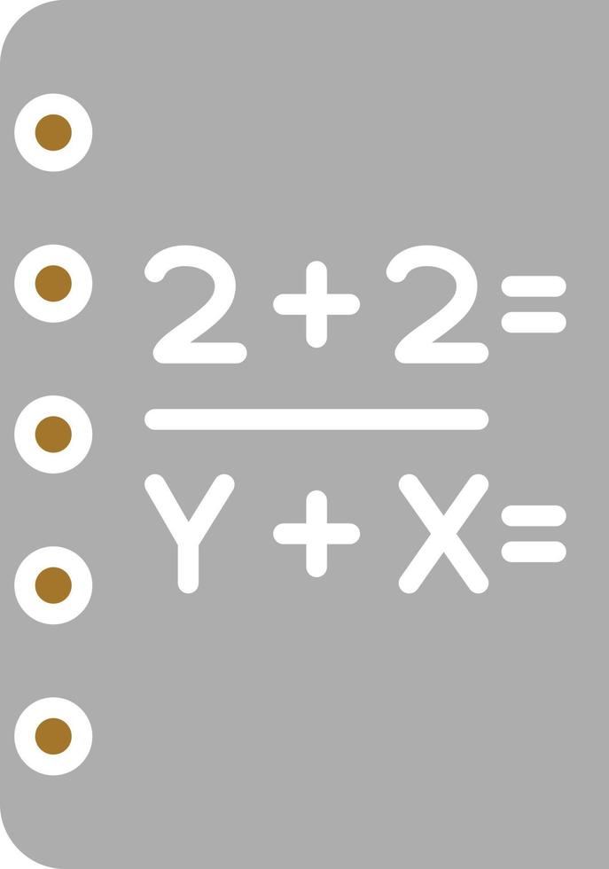 Mathematics Icon Style vector