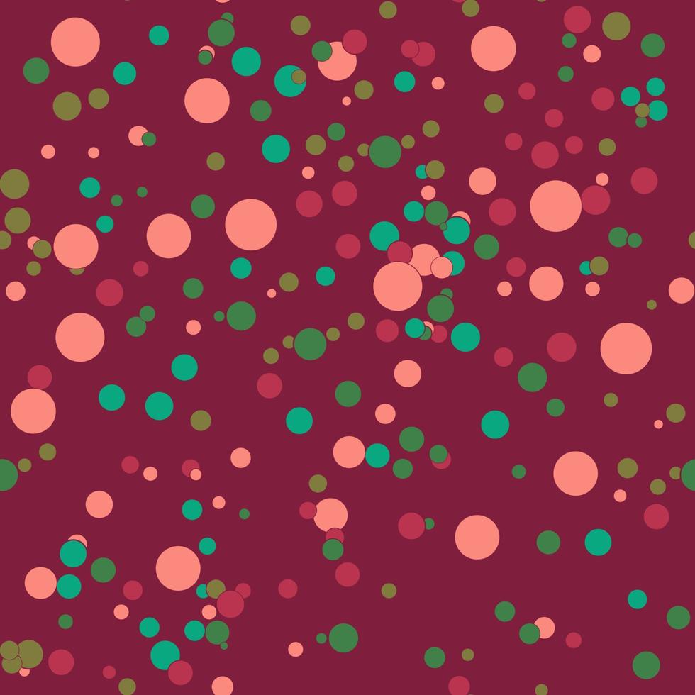patrón abstracto sin fisuras con puntos al azar. fondo abstracto con pequeños círculos. vector
