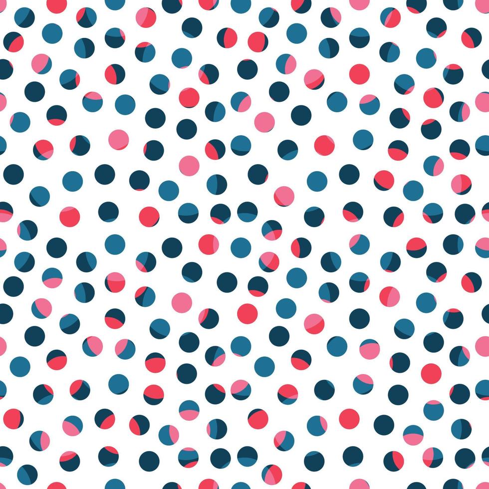 Abstract seamless pattern with randomly dots. Abstract background with little circles. vector