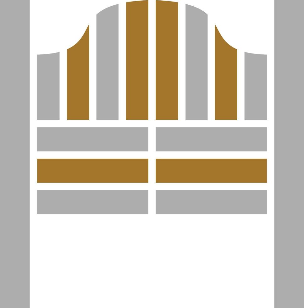 Saloon Gate Icon Style vector