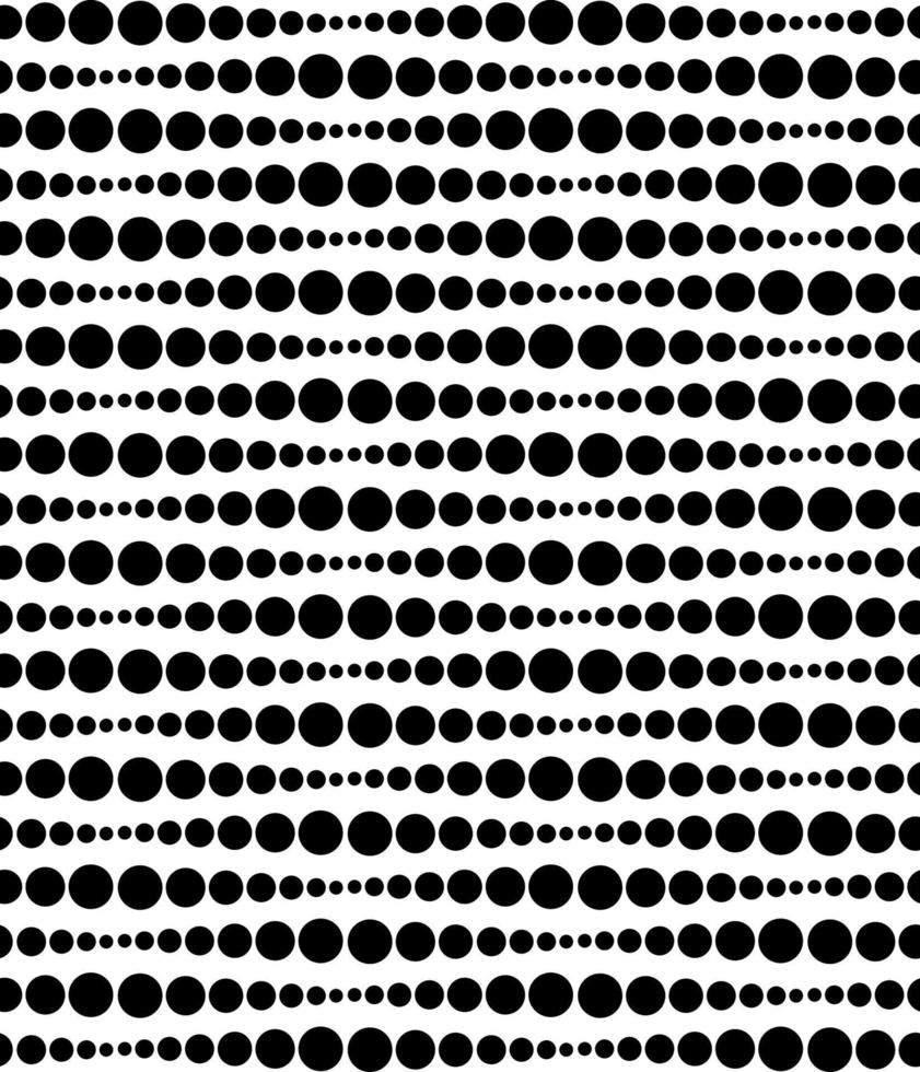 Abstract geometric background. Halftone seamless pattern with dots, circles. vector