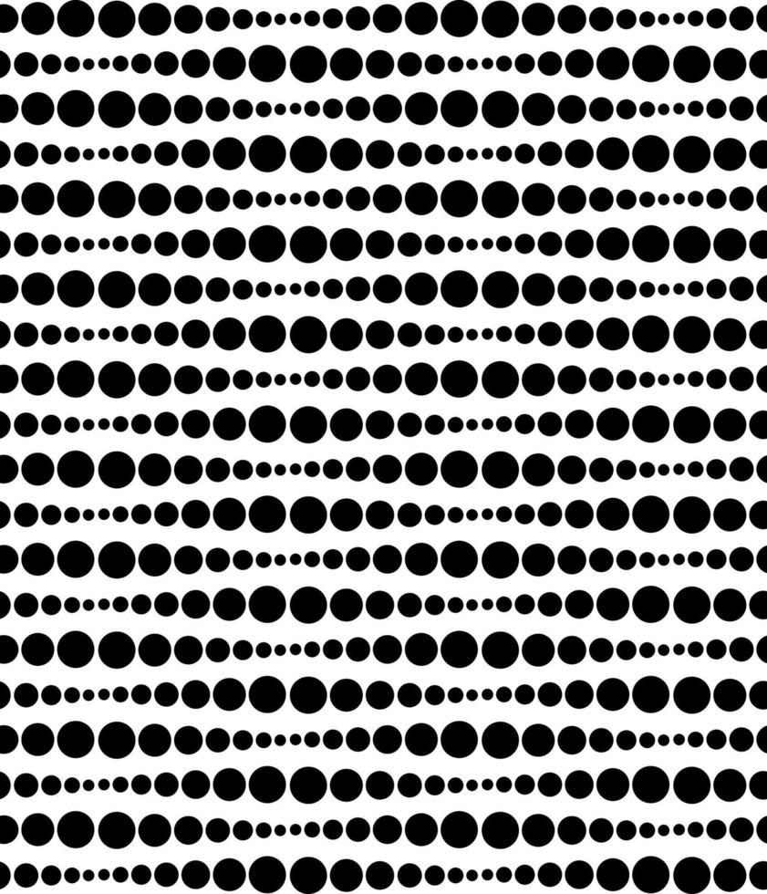 Abstract geometric background. Halftone seamless pattern with dots, circles. vector