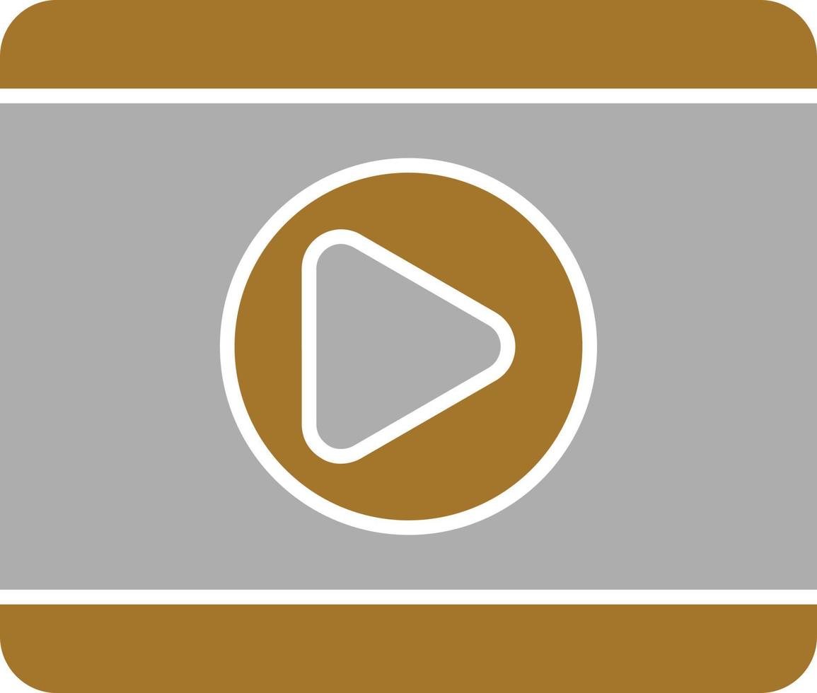 Video Player Icon Style vector
