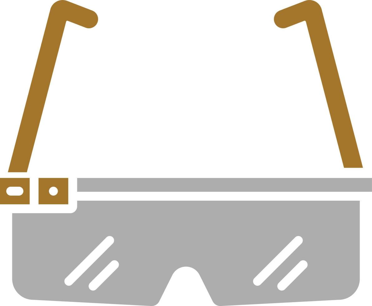 Smart Glasses Icon Style vector