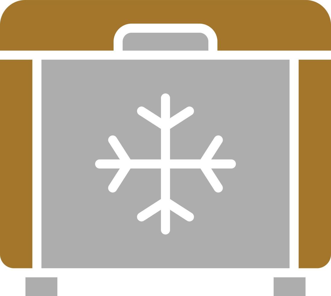 Freezer Icon Style vector