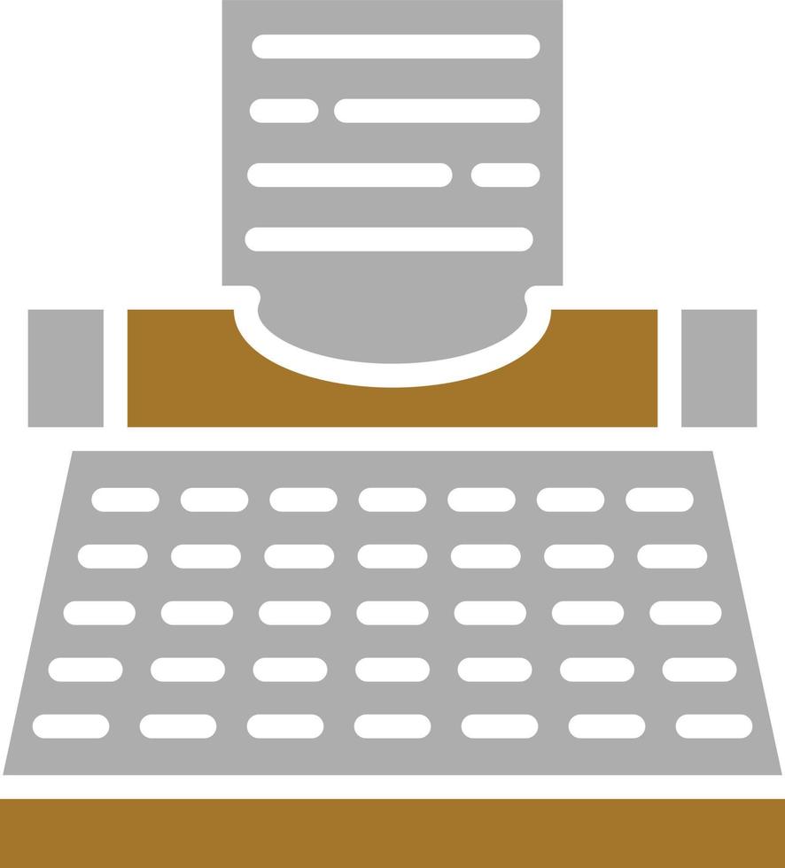 Typewriter Icon Style vector