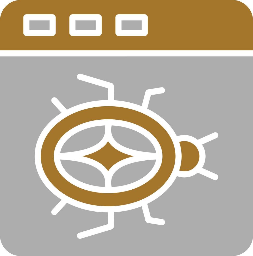 Website Bug Icon Style vector