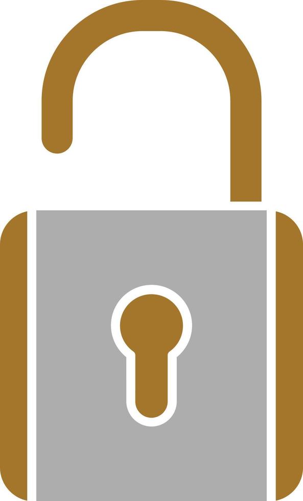 Unlocked Icon Style vector