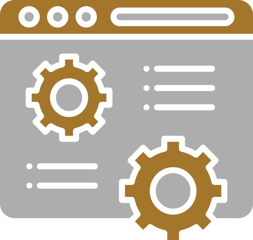 Corporate Website Icon Style vector