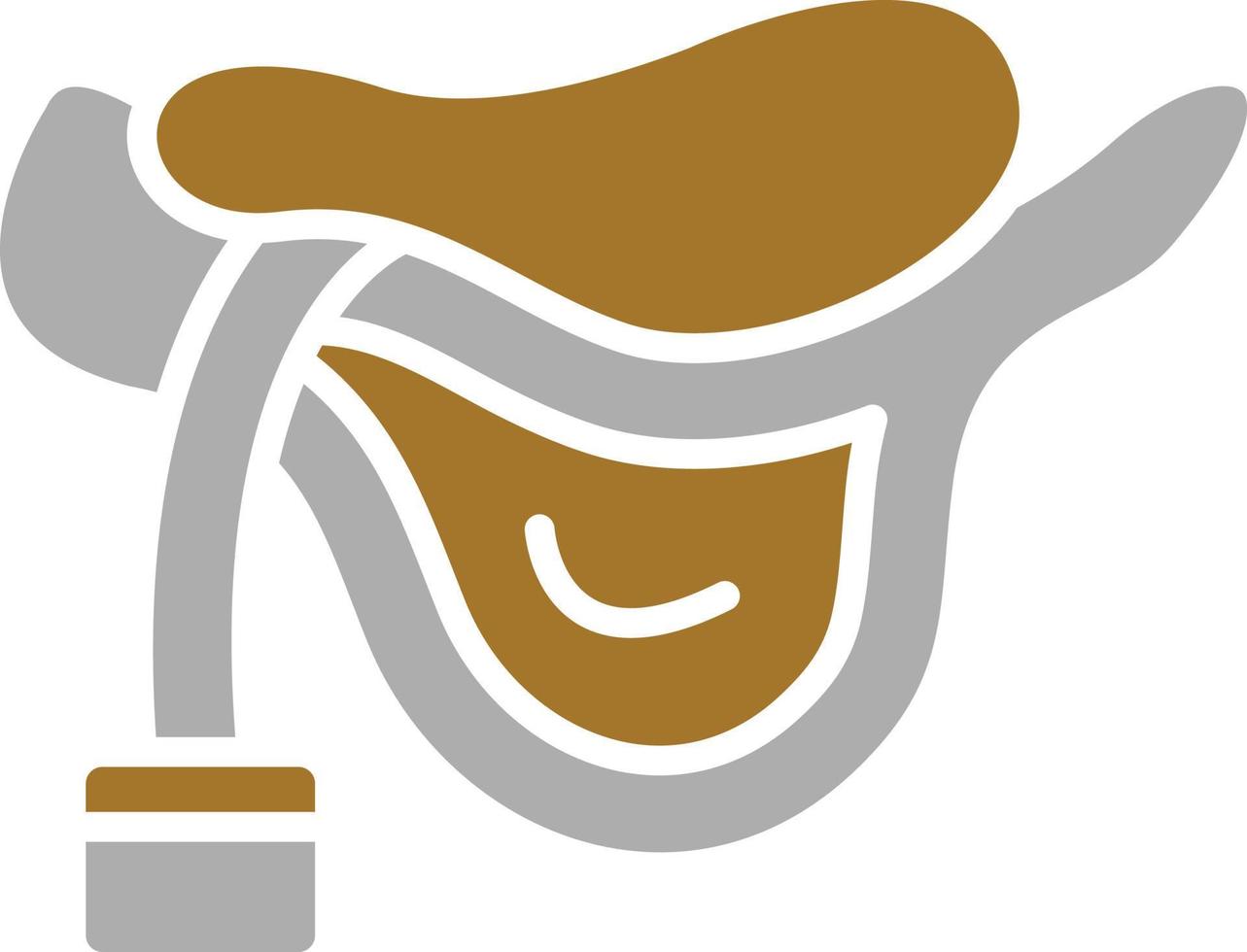 Saddle Icon Style vector