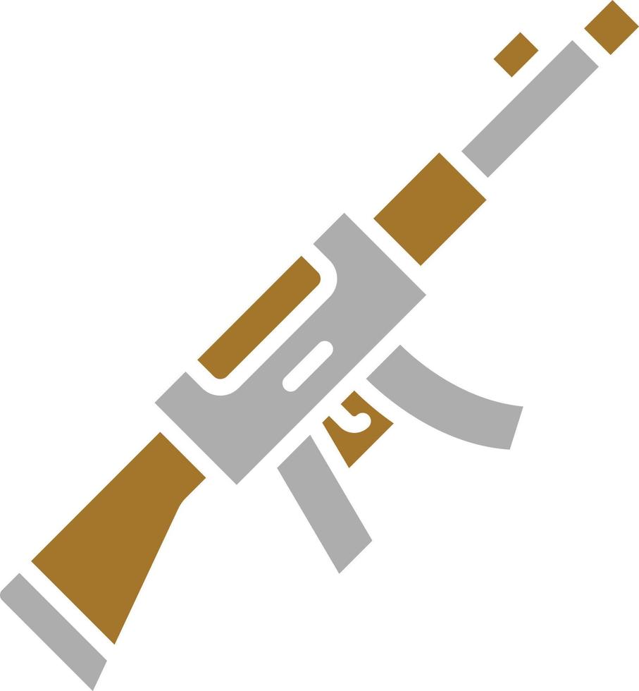 Machine Gun Icon Style vector