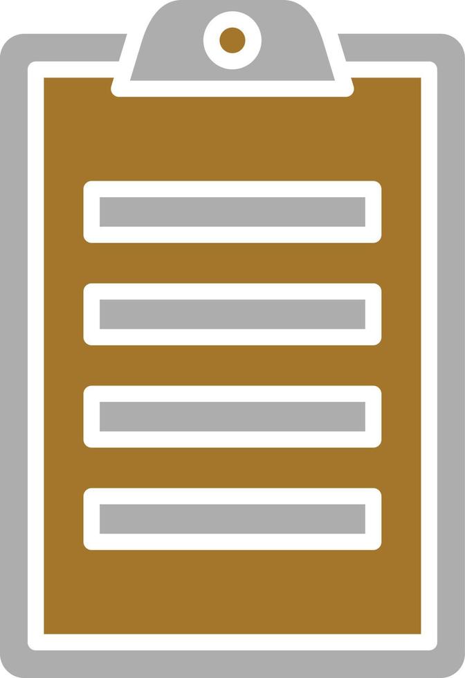 Clipboard Icon Style vector