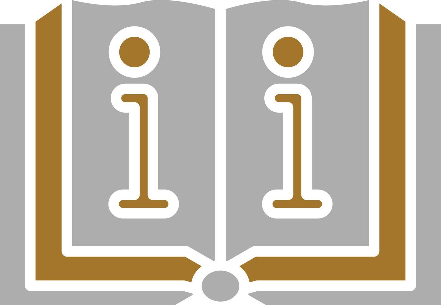 Book Information Icon Style vector