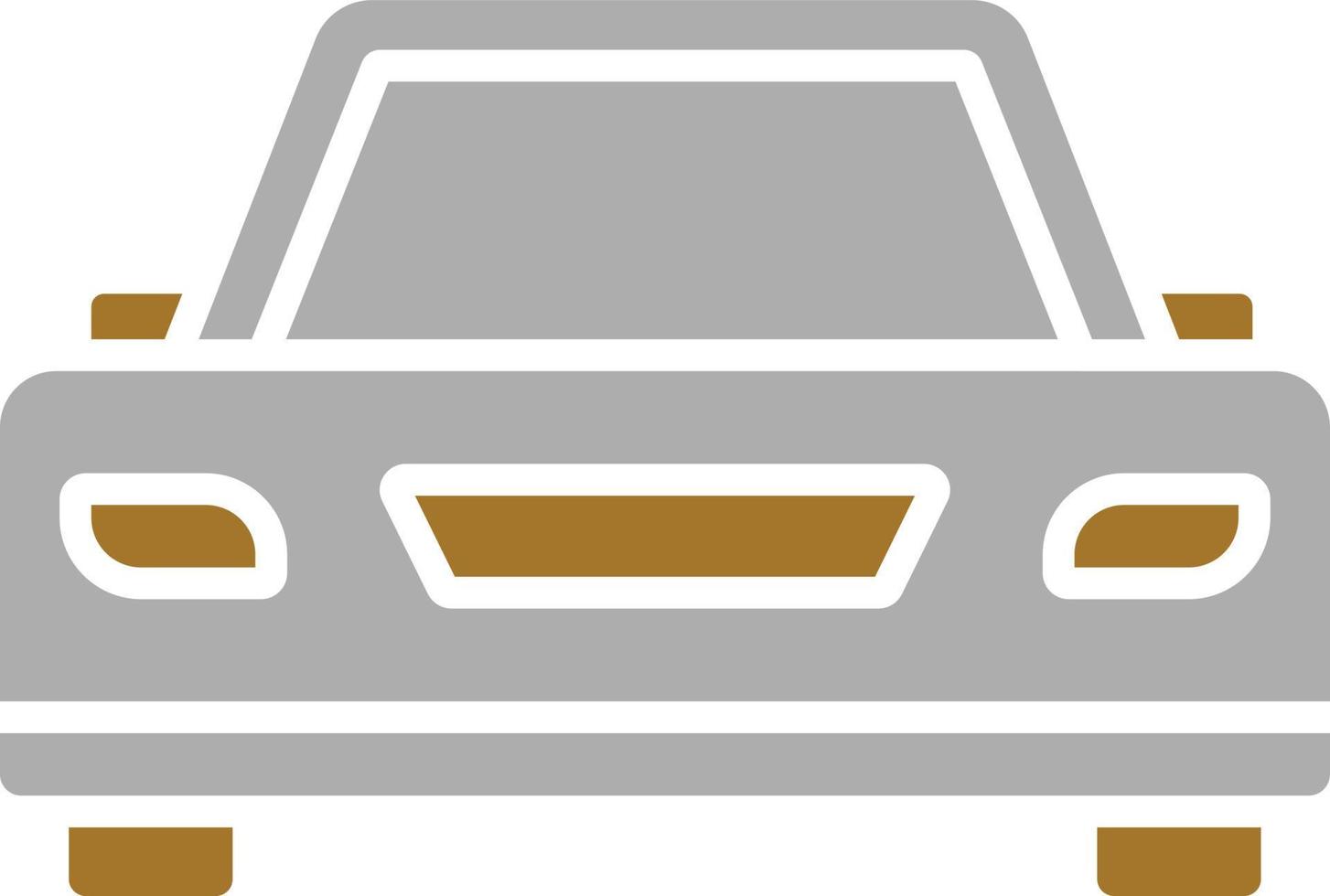 estilo de icono de coche vector