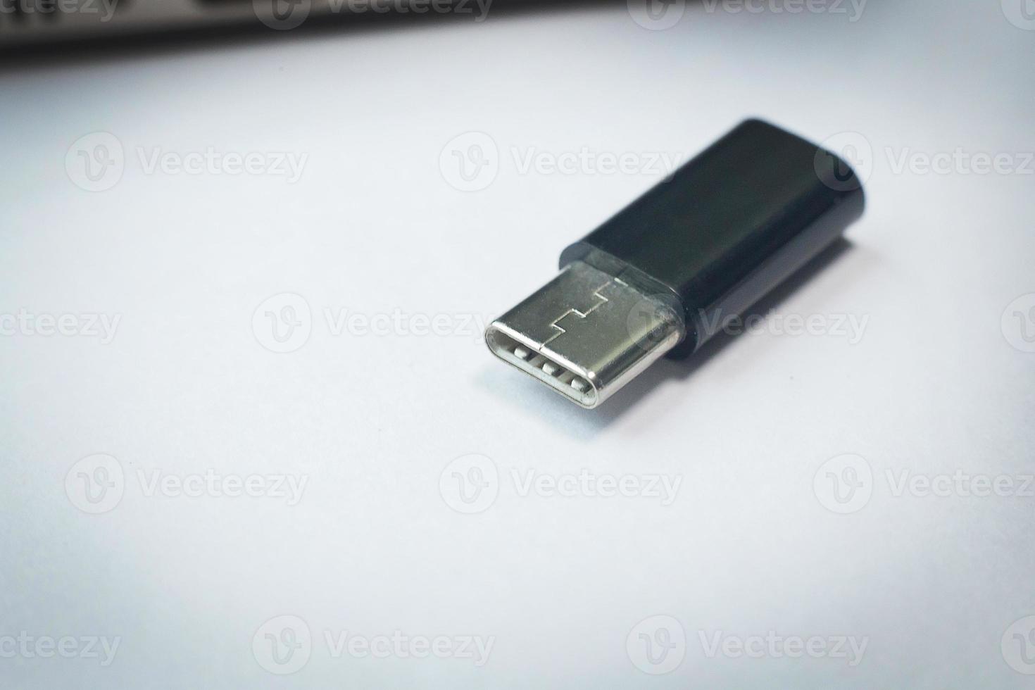 cable usb type c it connection device close up image. photo