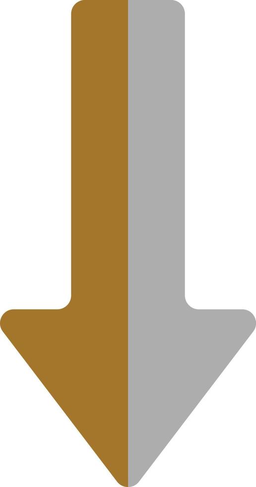 Down Arrow Icon Style vector