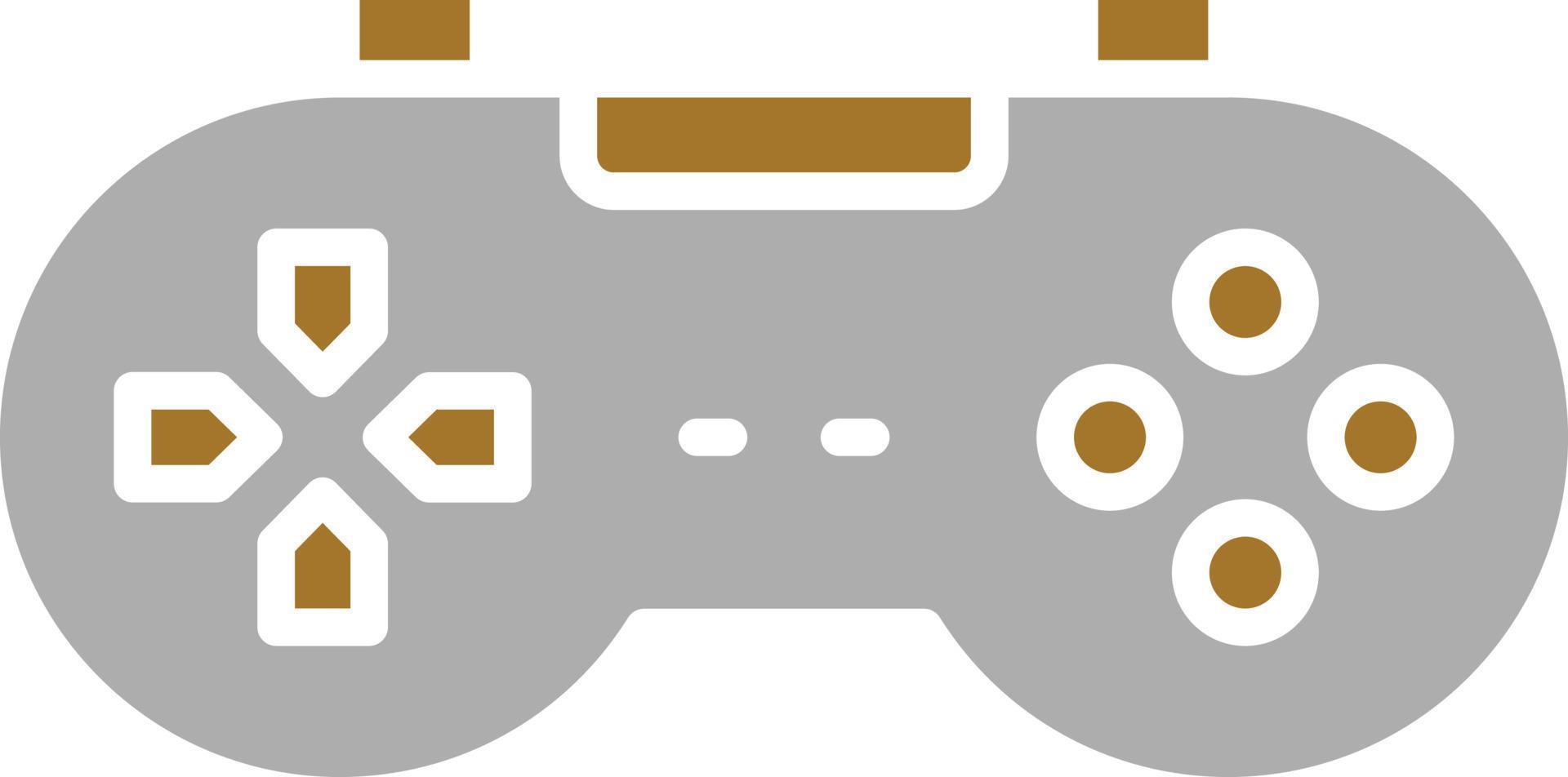 estilo de icono de controlador de juego vector