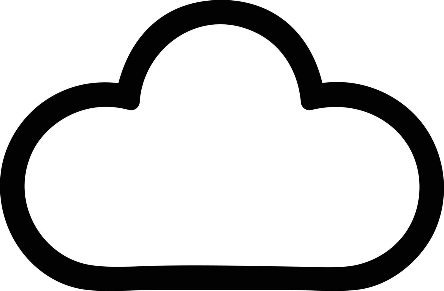 weather cloud icon vector