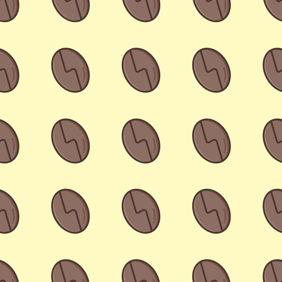 seamless pattern  coffee bean fit for  background, website, fabric, print and textile vector