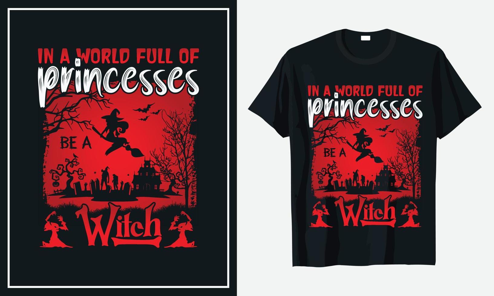 Halloween t-shirt design vector
