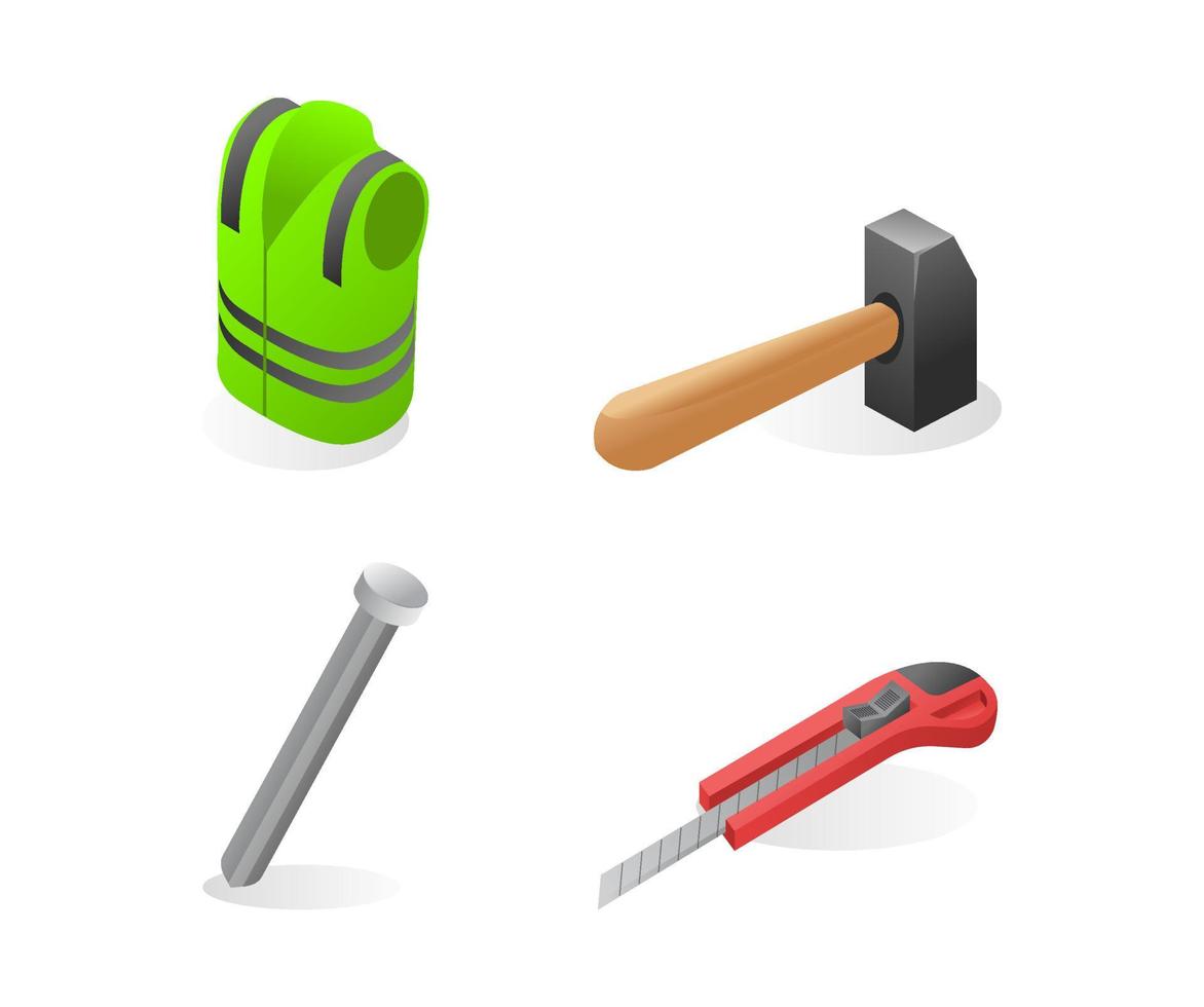 Tool bundle icon maker vector