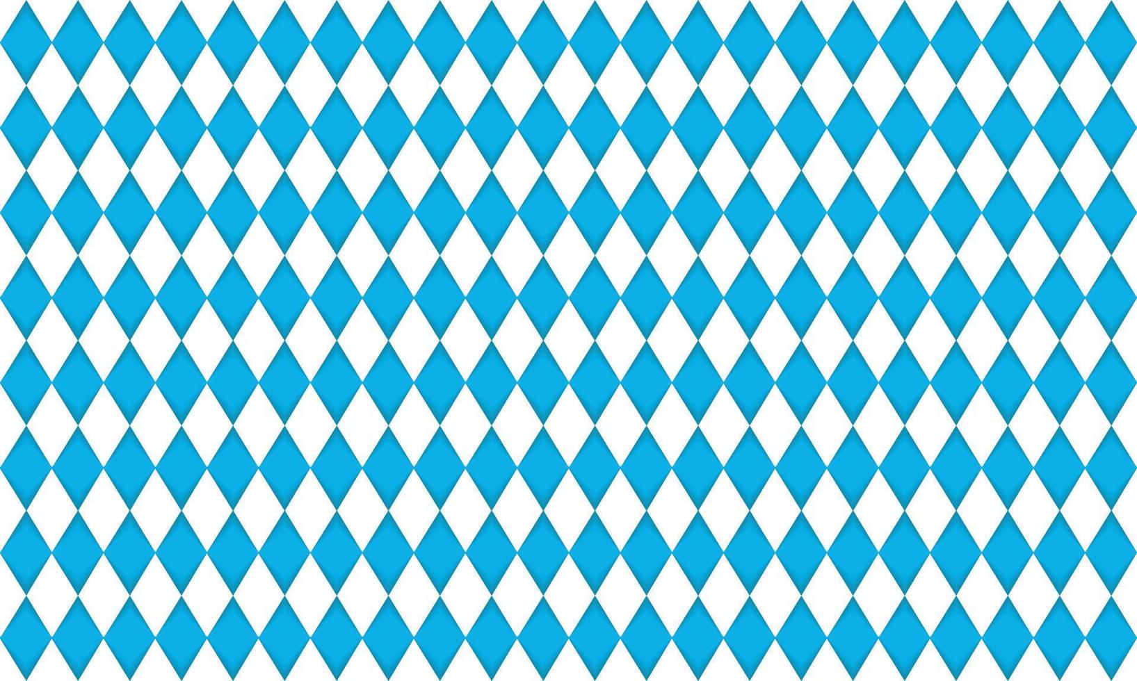 Octoberfest pattern. October munich fest background. Rhomb octoberfest blue ornament vector