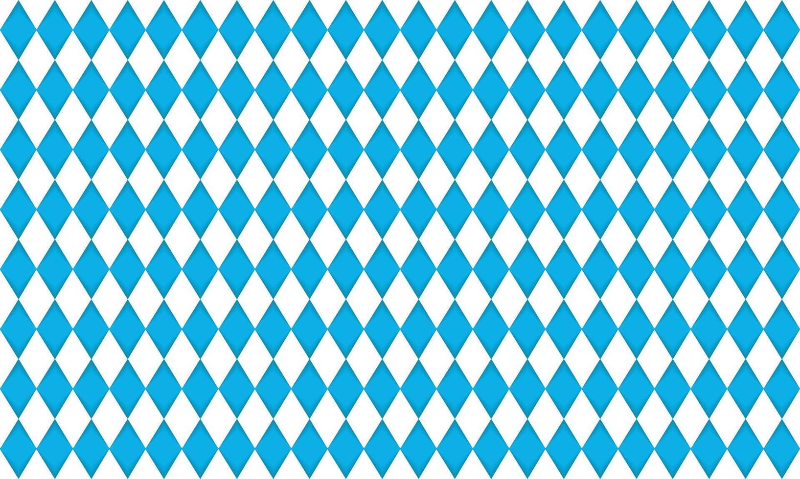 Octoberfest pattern. October munich fest background. Rhomb octoberfest blue ornament vector