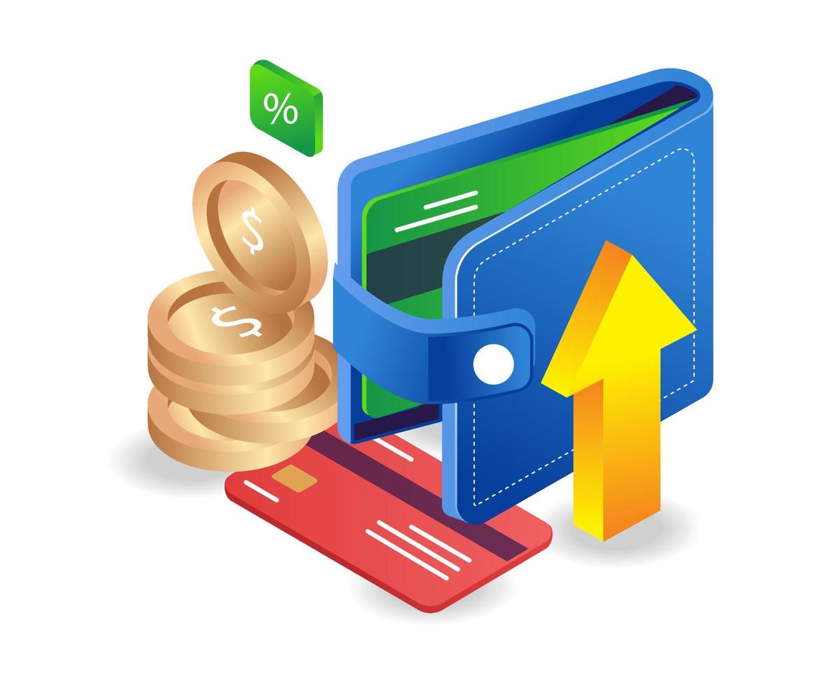 Get a gratuity of money stored in the wallet vector