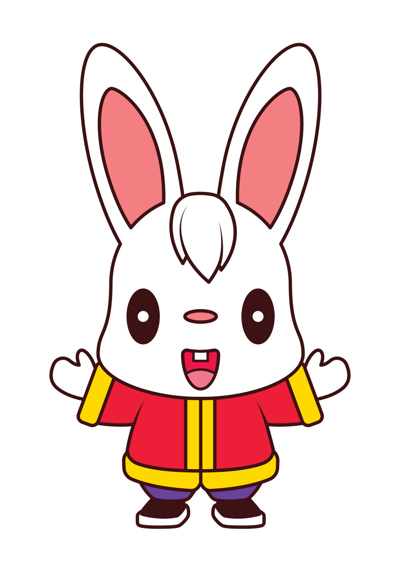 Cartoon cute rabbit wearing chinese costume. Chinese New Year 2023. Year of the rabbit zodiac illustration 10682728 Vector Art at Vecteezy Cartoon cute rabbit wearing chinese costume. Chinese New Year 2023. Year of the rabbit zodiac illustration 10682728 Vector Art at Vecteezy