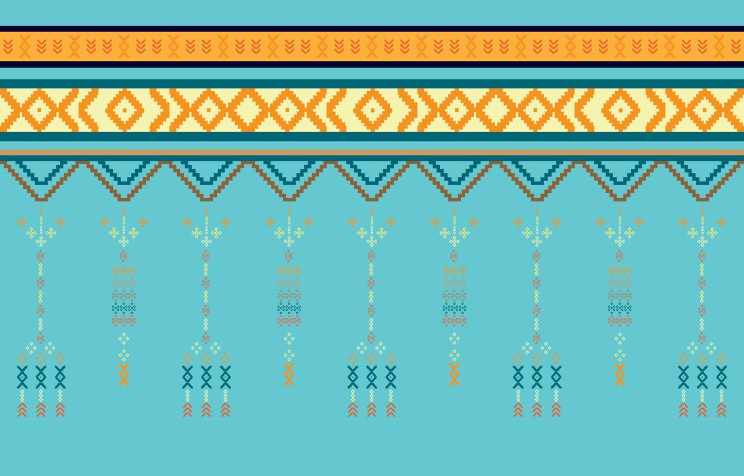 Geometric ethnic oriental pattern traditional Design for clothing, fabric ,book and blueprint. abstract geometric and tribal patterns, usage design local fabric patterns vector