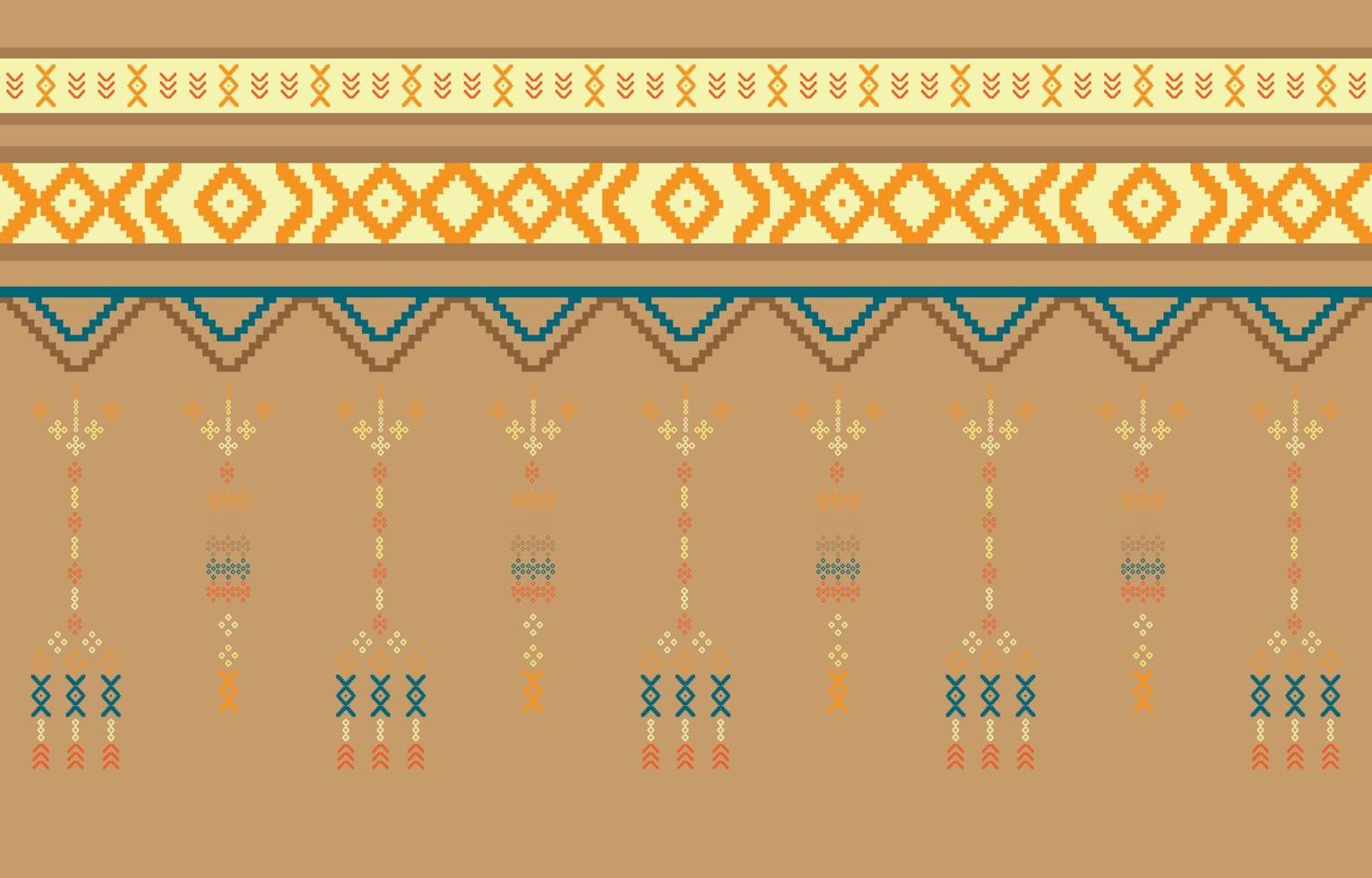 Geometric ethnic oriental pattern traditional Design for clothing, fabric ,book and blueprint. abstract geometric and tribal patterns, usage design local fabric patterns vector